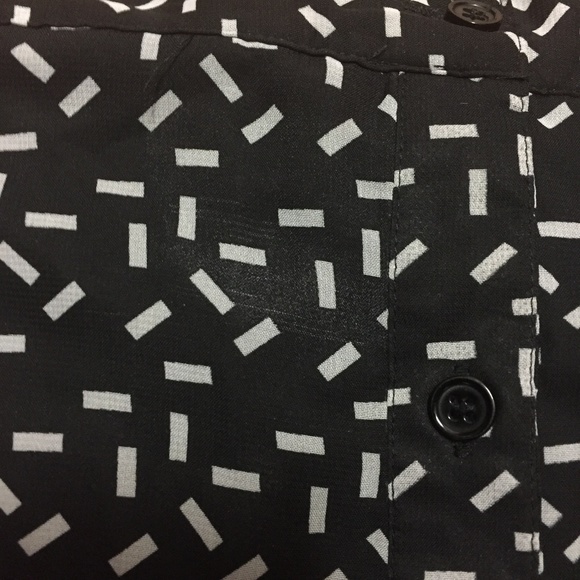 Material Girl Black/White Maxi Skirt XS - Picture 4 of 4